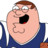 Peter Griffin Football zoomed 2 Icon